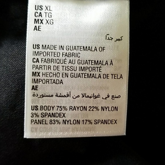 JM Collection Black Capri Pants Silver XL - Picture 6 of 6